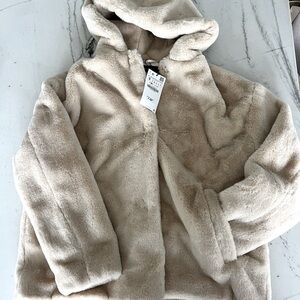 Zara faux fur coat. Purchased in Paris at the Champs D'Élysées.